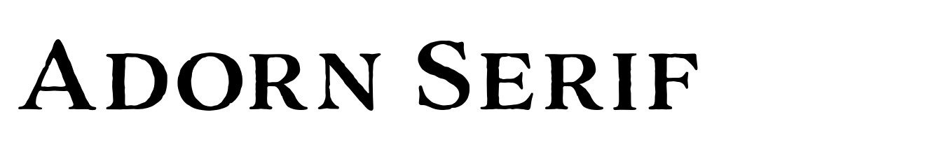 Adorn Serif